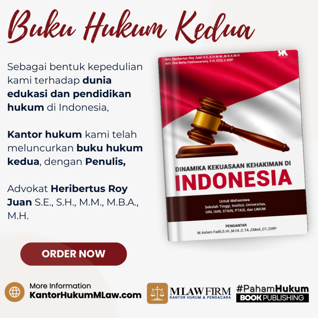 Buku Hukum Dinamikan Kekuasaan Kehakiman di Indonesia